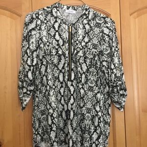 Calvin Klein Reptile print blouse